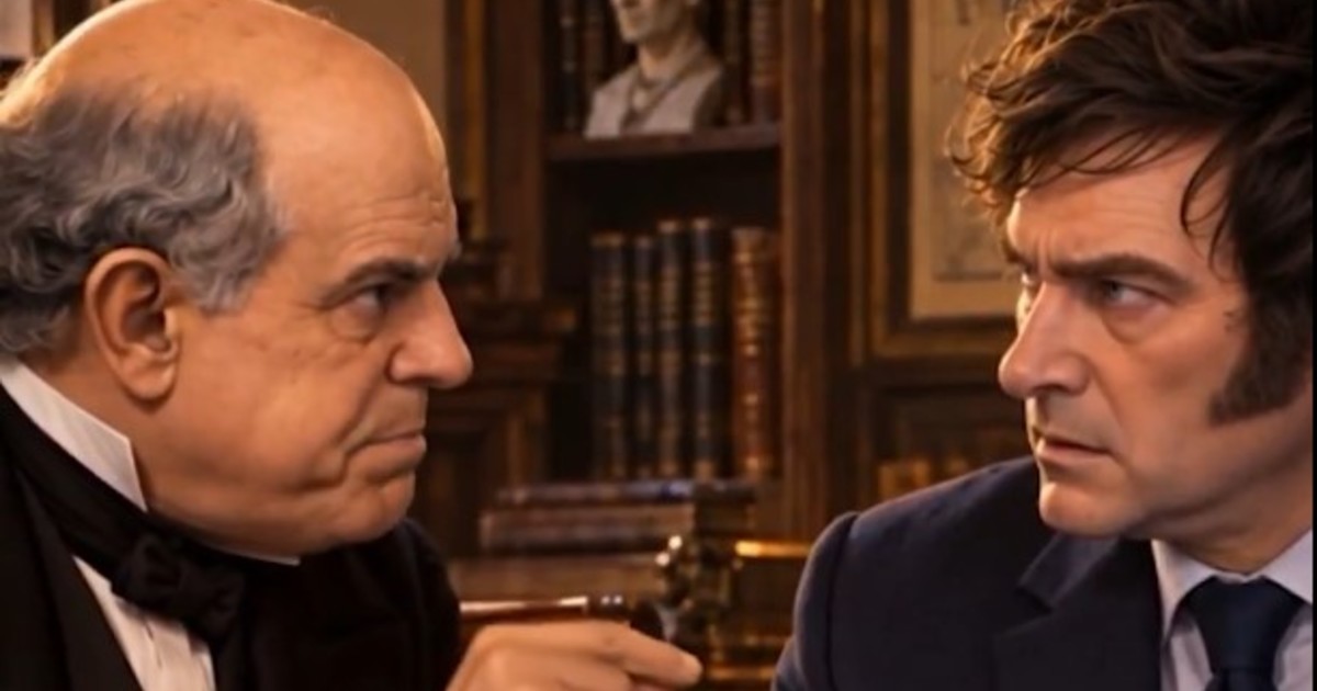 javier-milei-publico-un-video-hecho-con-ia-por-el-dia-del-maestro-en-el-que-se-compara-con-sarmiento