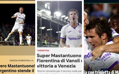 «Súper Mastantuono» y «este es el verdadero»: los medios de Italia rendidos ante el hat-trick del ex River