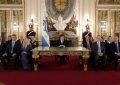 Milei se mostró optimista con Malvinas y les pidió a sus ministros «no dejarse psicopatear» por la economía