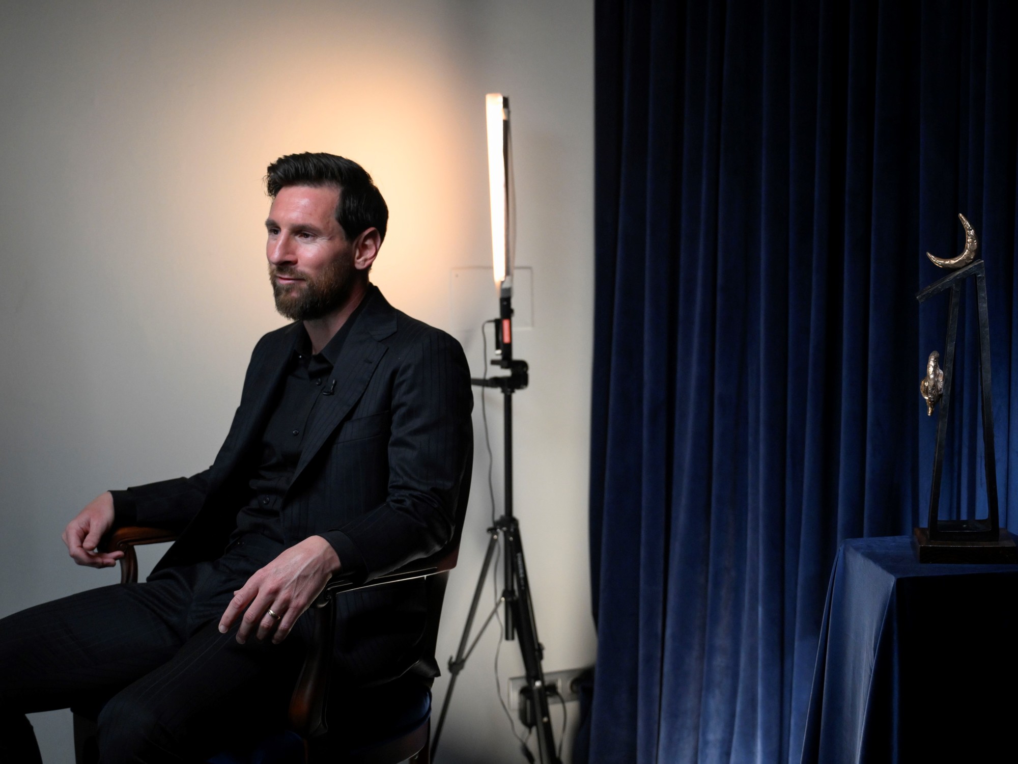 Messi, listo para la entrevista en Oviedo