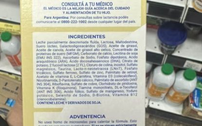 Secuestraron más de 500 unidades de leche para bebés falsificada con una toxina seis veces por encima del límite